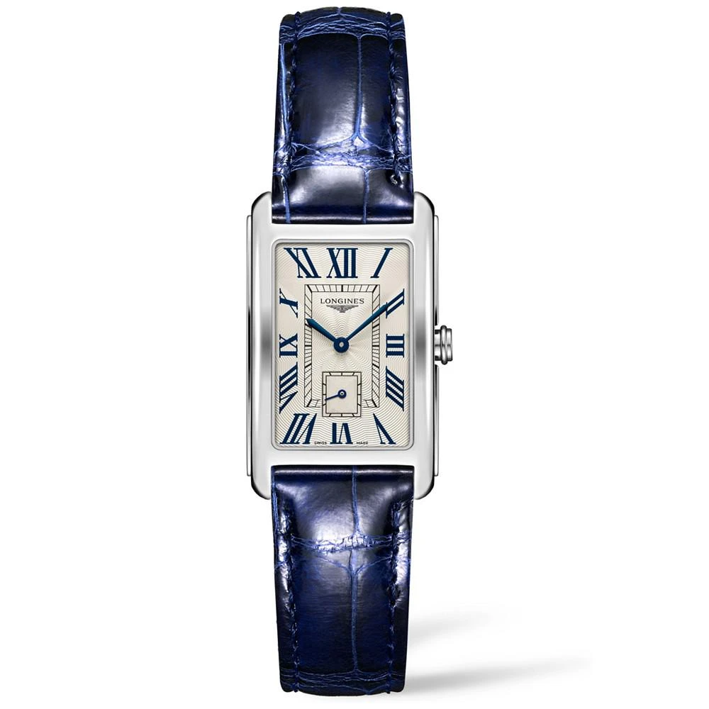 商品Longines|Women's Swiss Blue Alligator Strap Watch DolceVita 23mm,价格¥10088,第1张图片