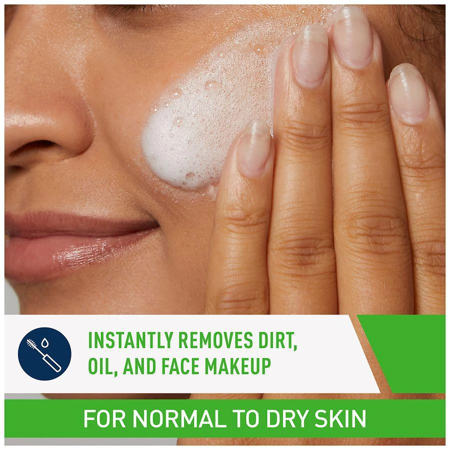 商品CeraVe|Hydrating Cream-to-Foam Face Cleanser, Normal to Dry Skin,价格¥143,第3张图片详细描述