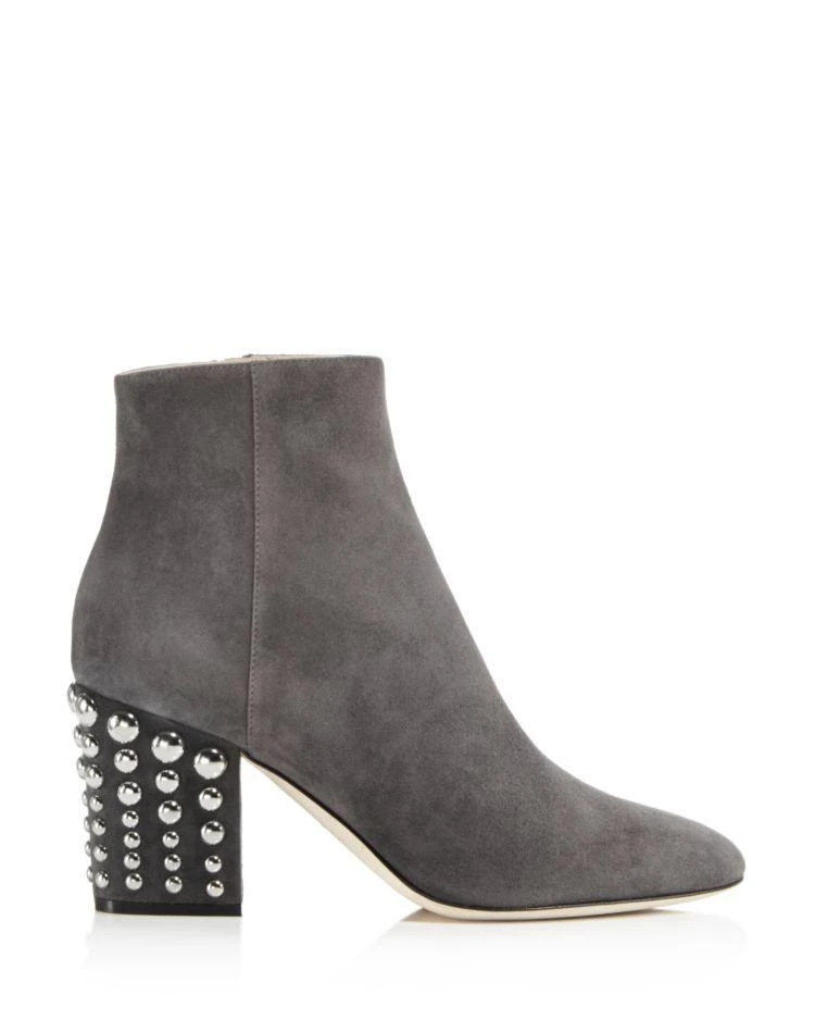 商品Sergio Rossi|Elettra Studded Block Heel Booties - 100% Exclusive ,价格¥4467,第2张图片详细描述