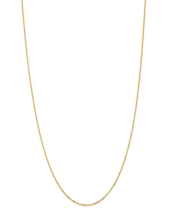 商品Bloomingdale's Fine Collection|Criss Cross Link Chain Necklace in 14K Yellow Gold, 1.25mm ,价格¥3646,第1张图片