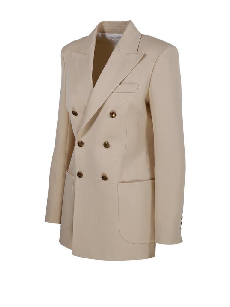 商品AMI|AMI Paris Double-Breasted Tailored Blazer,价格¥2865-¥6625,第3张图片详细描述