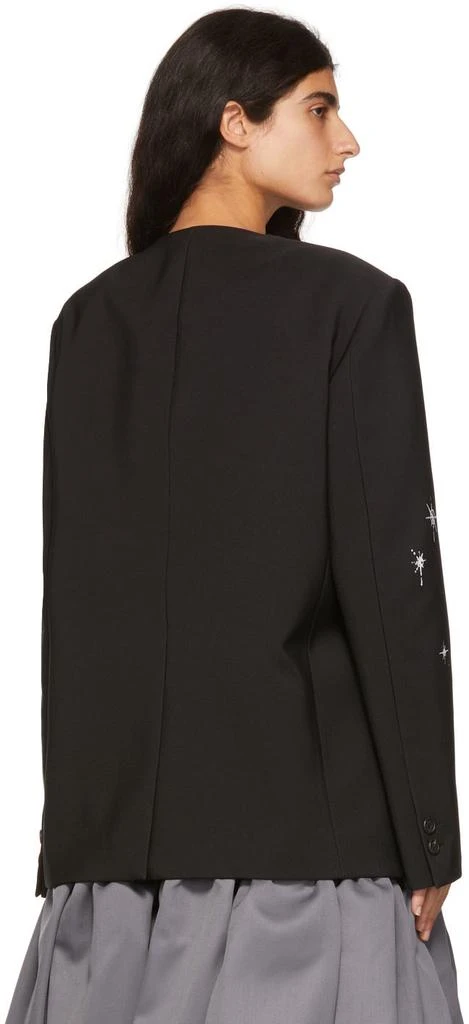 商品We11done|Black Polyester Jacket,价格¥2317,第3张图片详细描述