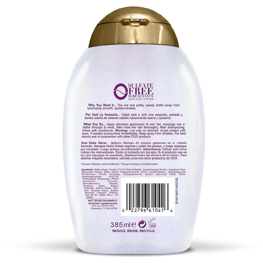 商品OGX|Smoothing + Liquid Pearl Shampoo,价格¥60,第4张图片详细描述