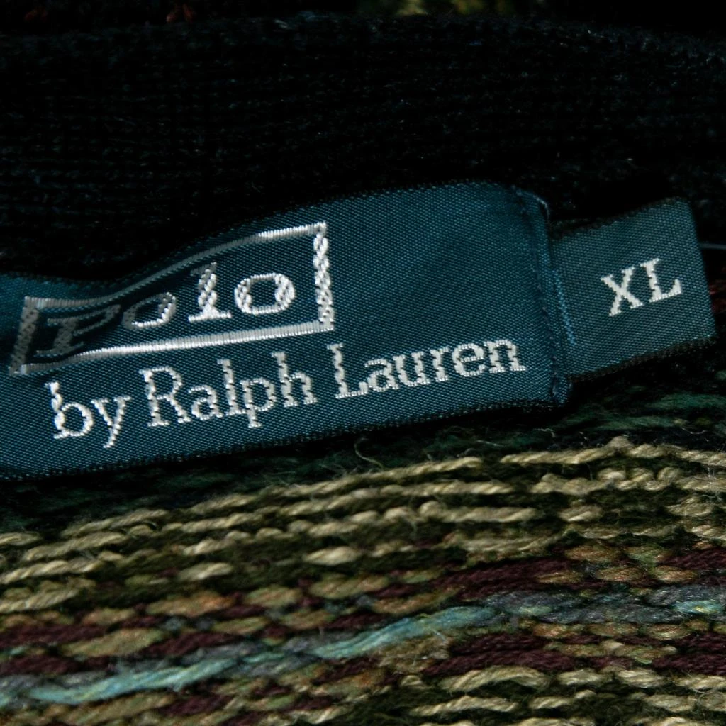 商品[二手商品] Ralph Lauren|Polo Ralph Lauren Navy Blue Intarsia Knit Cardigan XL,价格¥2539,第4张图片详细描述