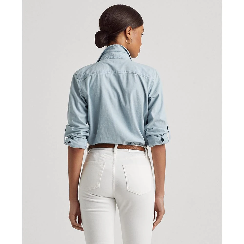 商品Ralph Lauren|Cotton Chambray Shirt,价格¥748,第2张图片详细描述