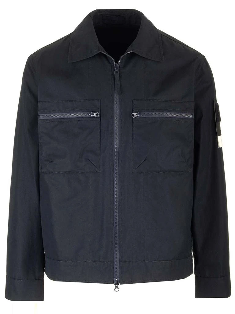 商品Stone Island|Blue Cotton Jacket,价格¥5345,第1张图片