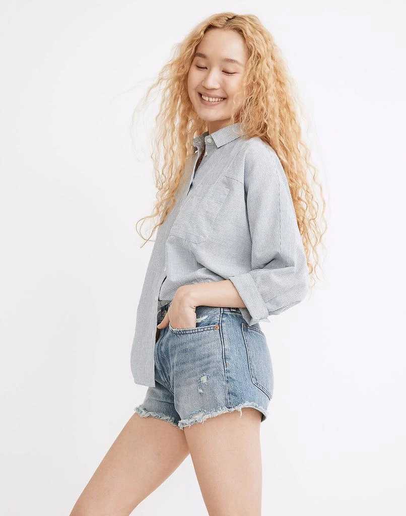 商品Madewell|Relaxed Denim Shorts in Renfield Wash: Destructed Edition,价格¥160,第2张图片详细描述