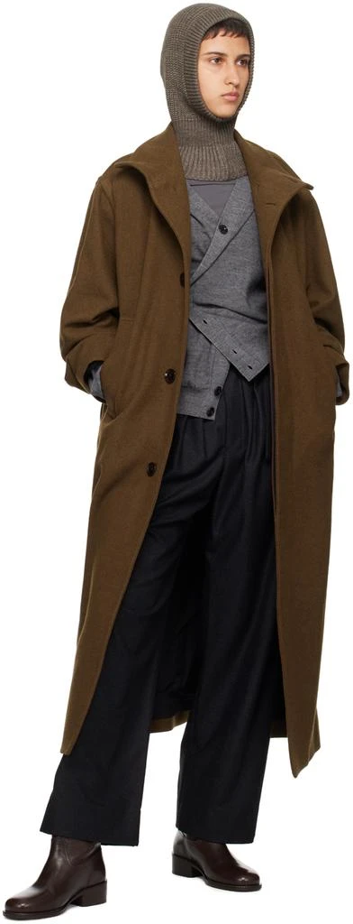 商品Lemaire|Brown Belted Coat,价格¥13580,第4张图片详细描�述