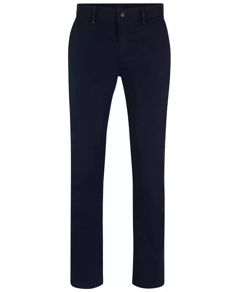 商品Hugo Boss|Men's Stretch-Cotton Satin Slim-Fit Chinos,价格¥670,第2张图片详细描述