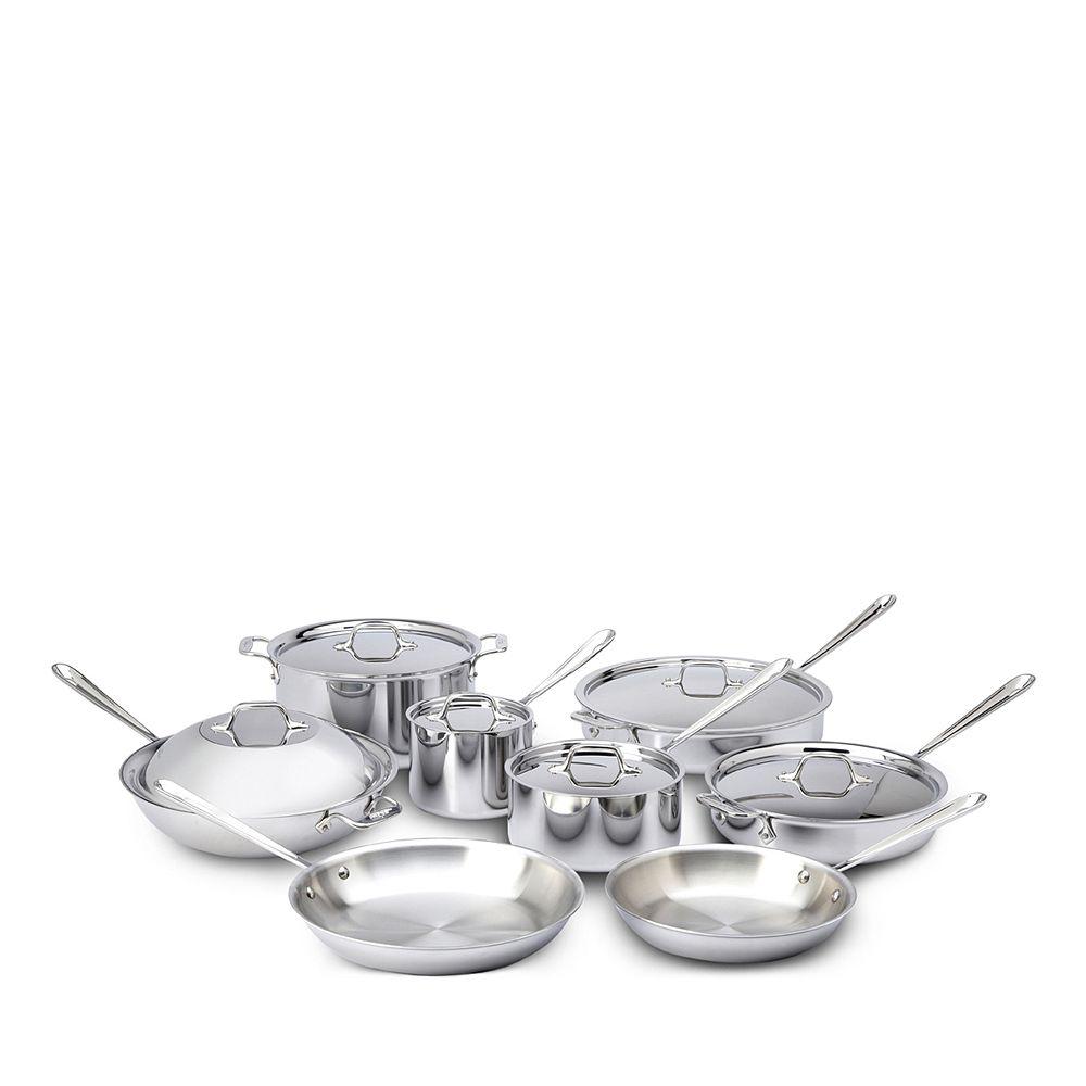 Stainless Steel 14-Piece Cookware Set商品第2张图片规格展示