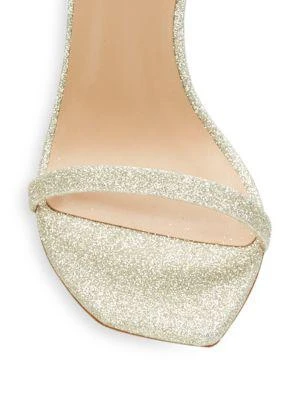 商品Stuart Weitzman|Amelina Glitter Ankle-Strap Sandals,价格¥435,第5张图片详细描述