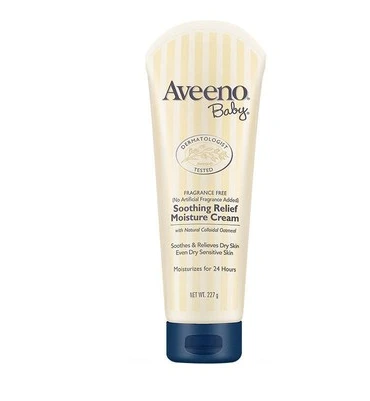 商品[国内直发] Aveeno|美国Aveeno艾惟诺舒缓婴儿润肤乳儿童保湿补水身体乳宝宝面霜227g,价格¥124,第1张图片