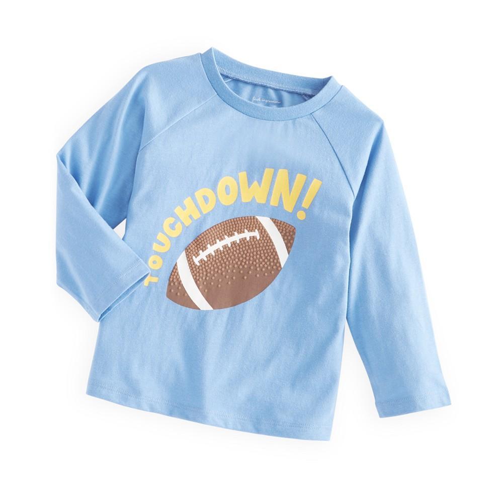 商品First Impressions|Baby Boys Touchdown Long-Sleeve T-Shirt, Created for Macy's,价格¥37,第1张图片