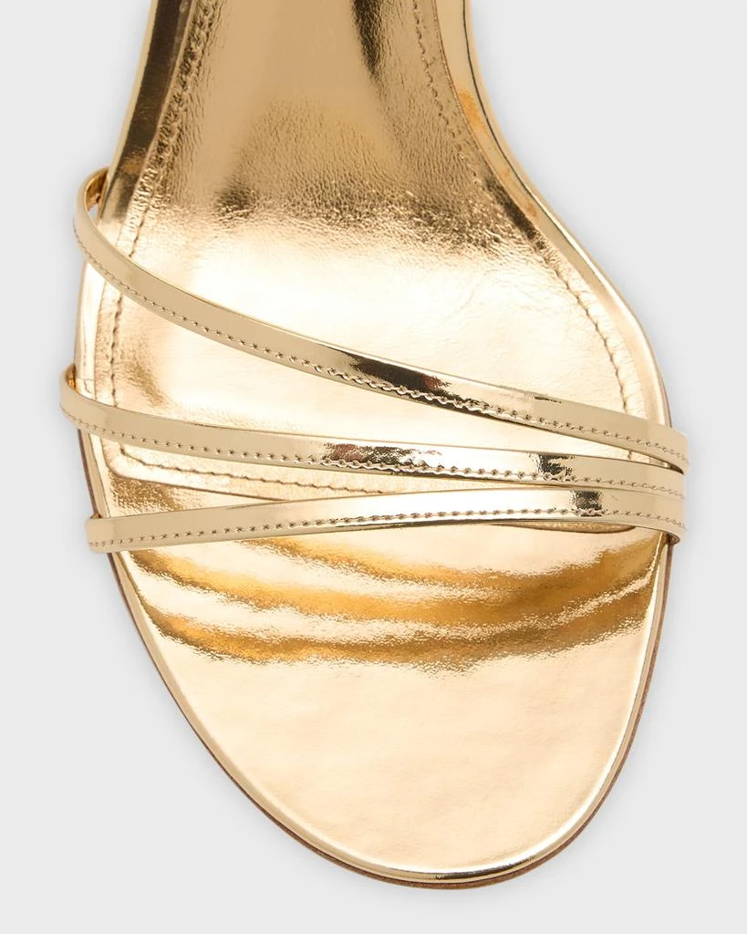 商品Salvatore Ferragamo|Denise Metallic Ankle-Chain Sandals,价格¥8931,第5张图片详细描述