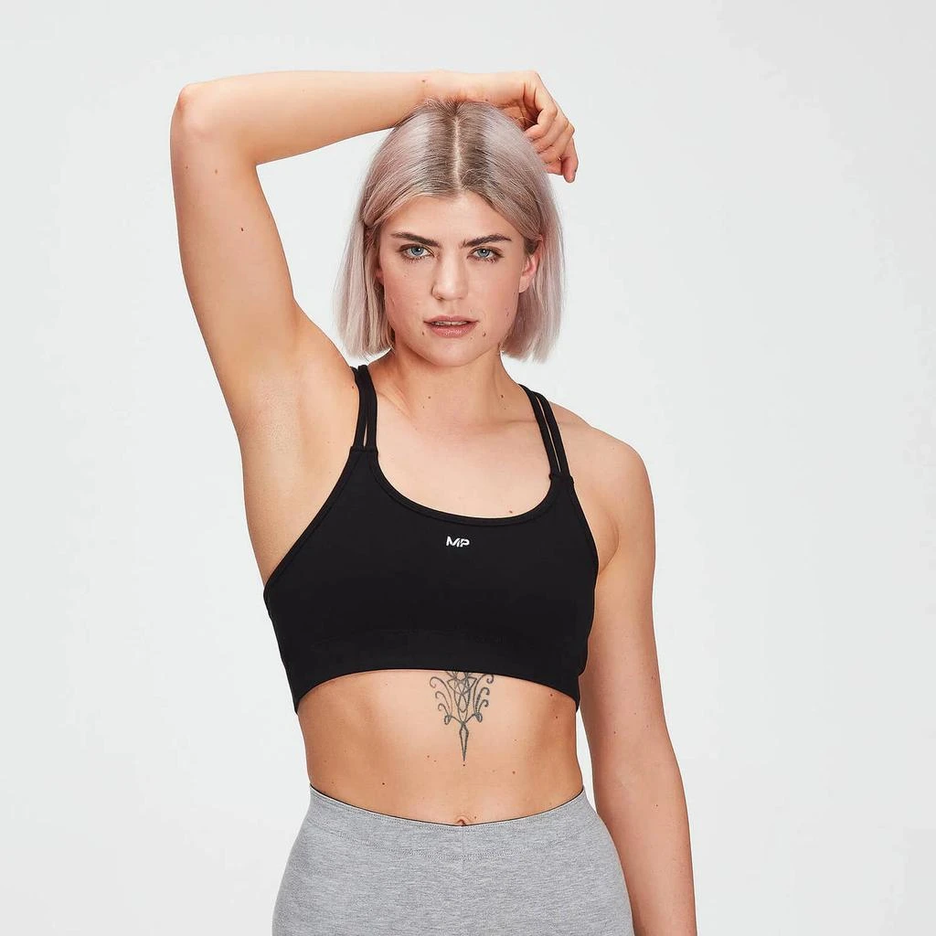 商品Myprotein|MP Women's Training Sports Bra - Black,价格¥59,第1张图片