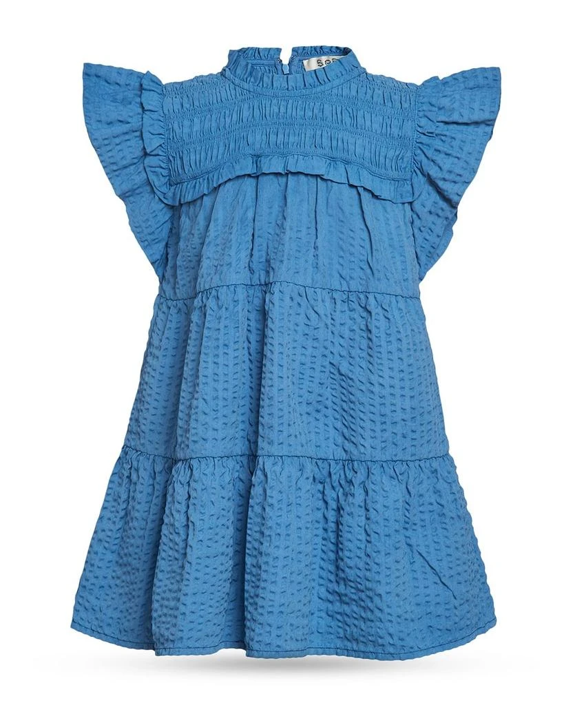 商品Sea|Girls' Sevyn Pucker Smocked Dress - Little Kid, Big Kid,价格¥749,第1张图片详细描述