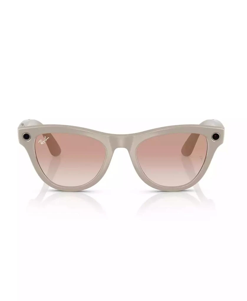 商品Ray-Ban|雷朋Meta Skyler 智能太阳镜 猫眼款 拍照录像听歌,价格¥2340,第5张图片详细描述