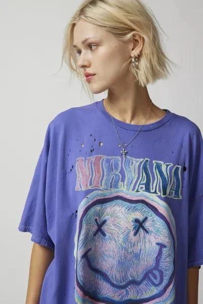 Nirvana Distressed T-Shirt Dress 商品