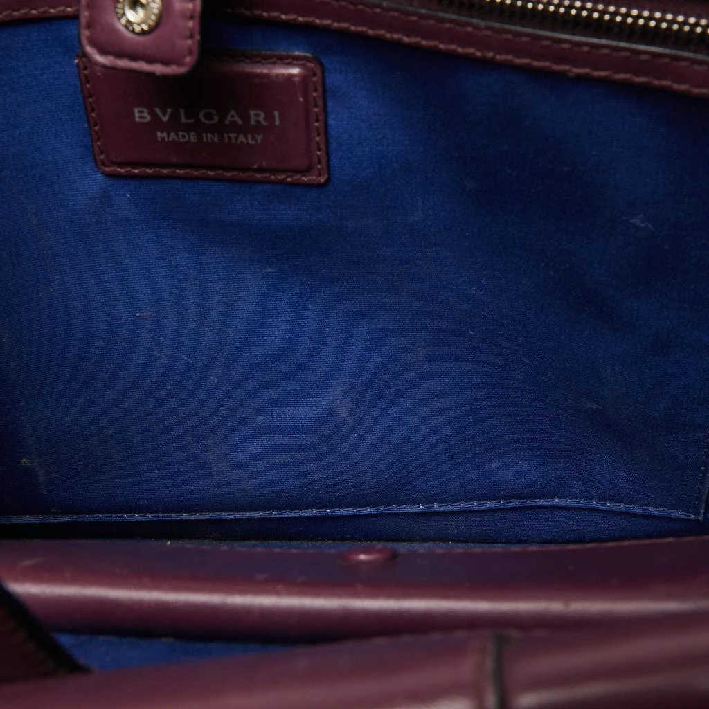 Bvlgari Plum Leather Large Serpenti Forever Flap Tote 商品