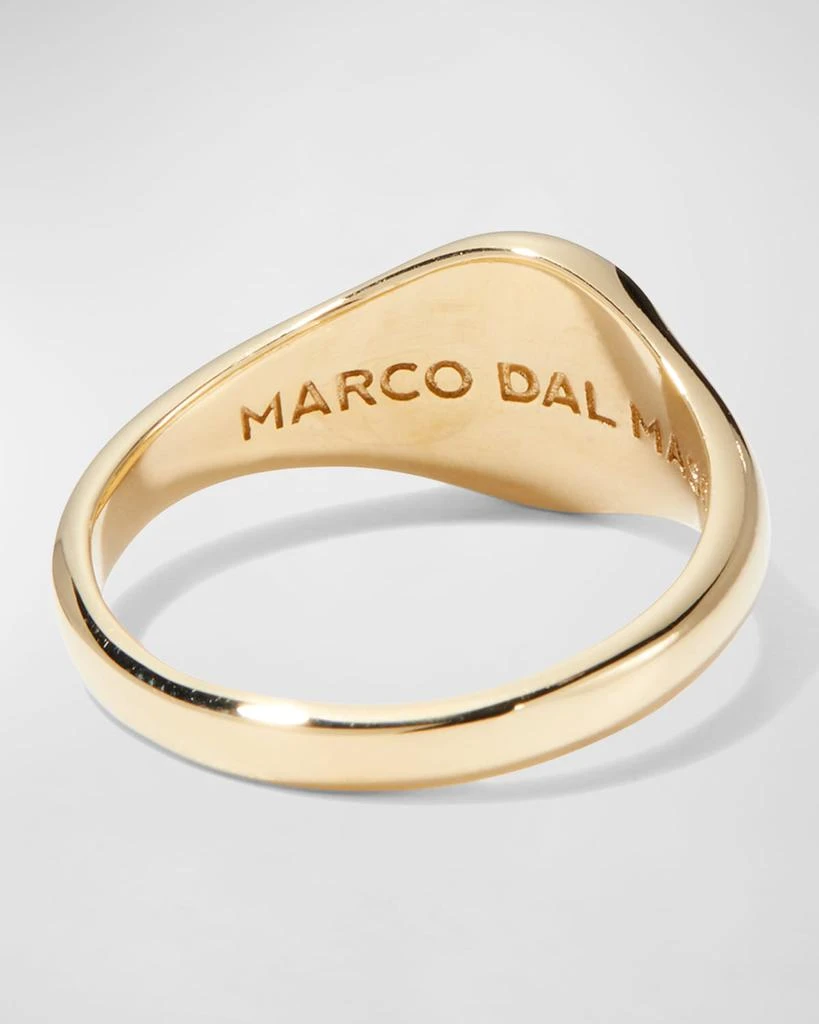 商品Marco Dal Maso|Men's Yellow Gold Acies Ipnotic Signet Ring,价格¥23559,第3张图片详细描述
