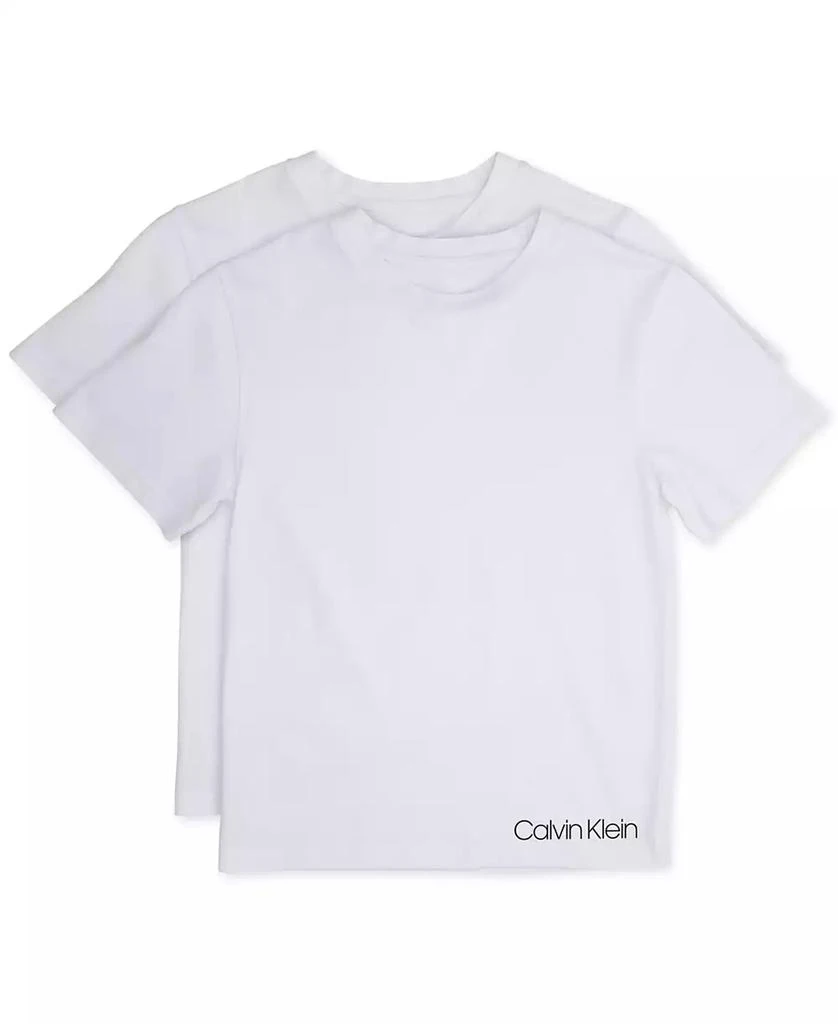 商品Calvin Klein|男童基础款T恤2件套, 小童&大童,价格¥184,第1张图片