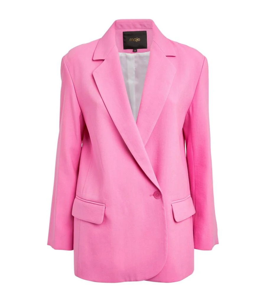商品Maje|Single-Breasted Blazer,价格¥2516,第1张图片