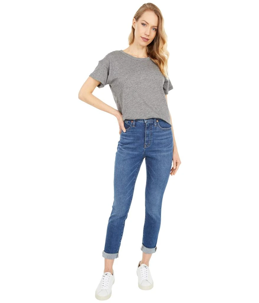 商品Madewell|Whisper Cotton Rib-Crewneck Tee,价格¥135,第4张图片详细描述