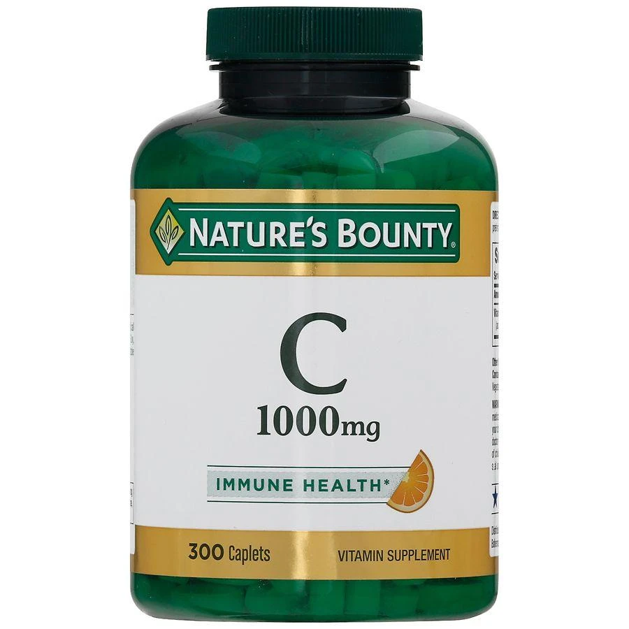 商品Nature's Bounty|C 1000 mg Caplets,价格¥348,第1张图片