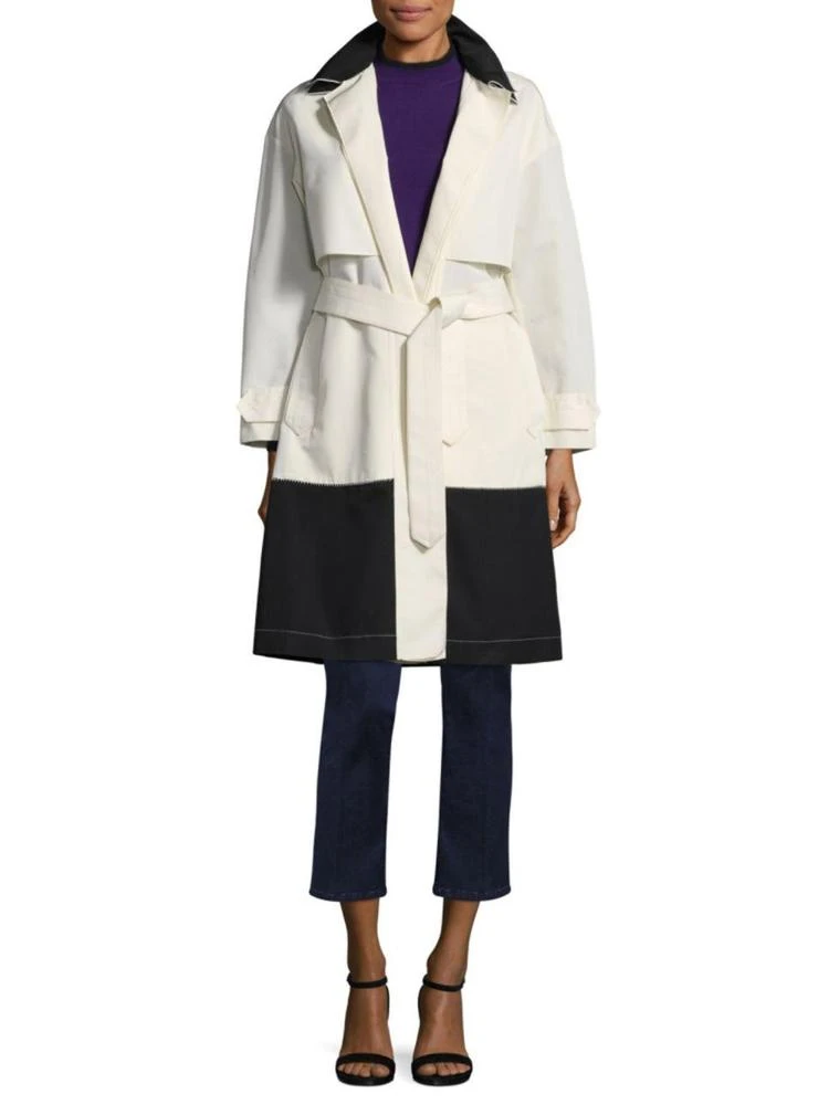 商品Piazza Sempione|Colorblock Trench Coat,价格¥3363,第1张图片