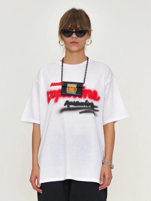 商品NORNOT|Regular Fit Dopamine T-Shirt White,价格¥797,第1张图片