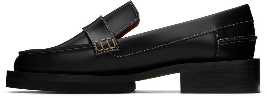 商品Ganni|Black Leather Loafers,价格¥1772,第3张图片详细描述