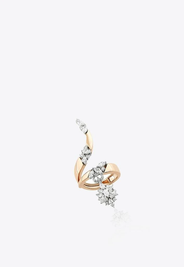 商品Yeprem|Pink Strada Ring in 18-Karat Yellow Gold and Diamonds,价格¥57644,第1张图片