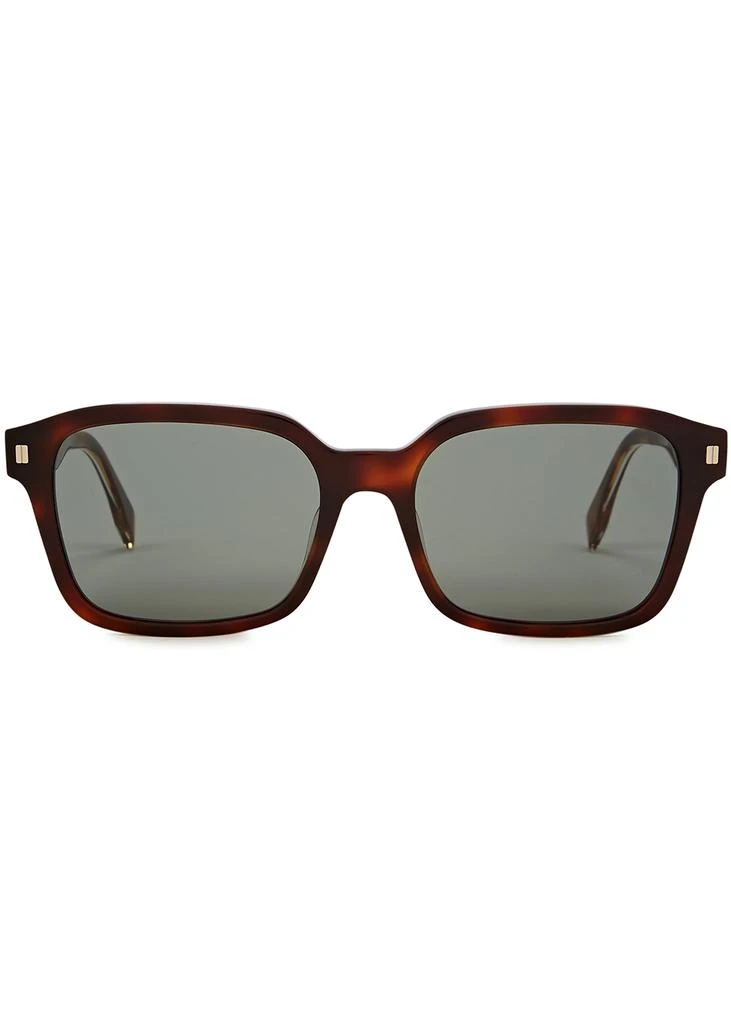 商品Fendi|Tortoiseshell rectangle-frame sunglasses,价格¥2434,第2张图片详细描述