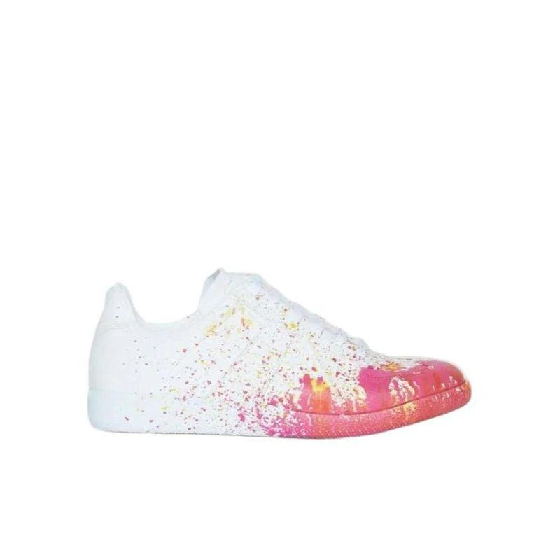 商品MAISON MARGIELA|MAISON MARGIELAMaison Margiela  泼墨女士系带德训休闲运动鞋休闲/运动鞋,价格¥3955,第1张图片详细描述