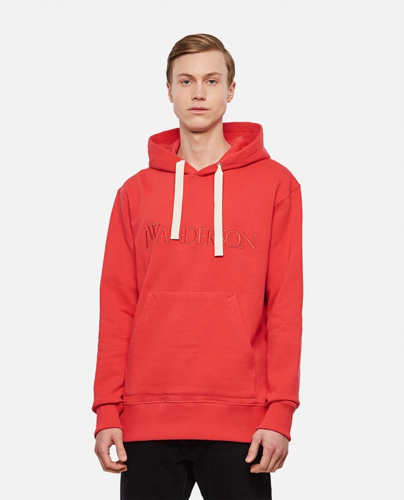 商品JW Anderson|CLASSIC LOGO COTTON HOODIE,价格¥2418,第1张图片