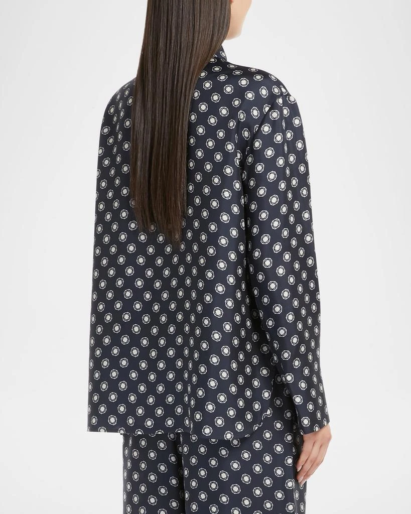 商品Max Mara|Urna Medallion-Print Silk Shirt,价格¥3676,第4张图片详细描述