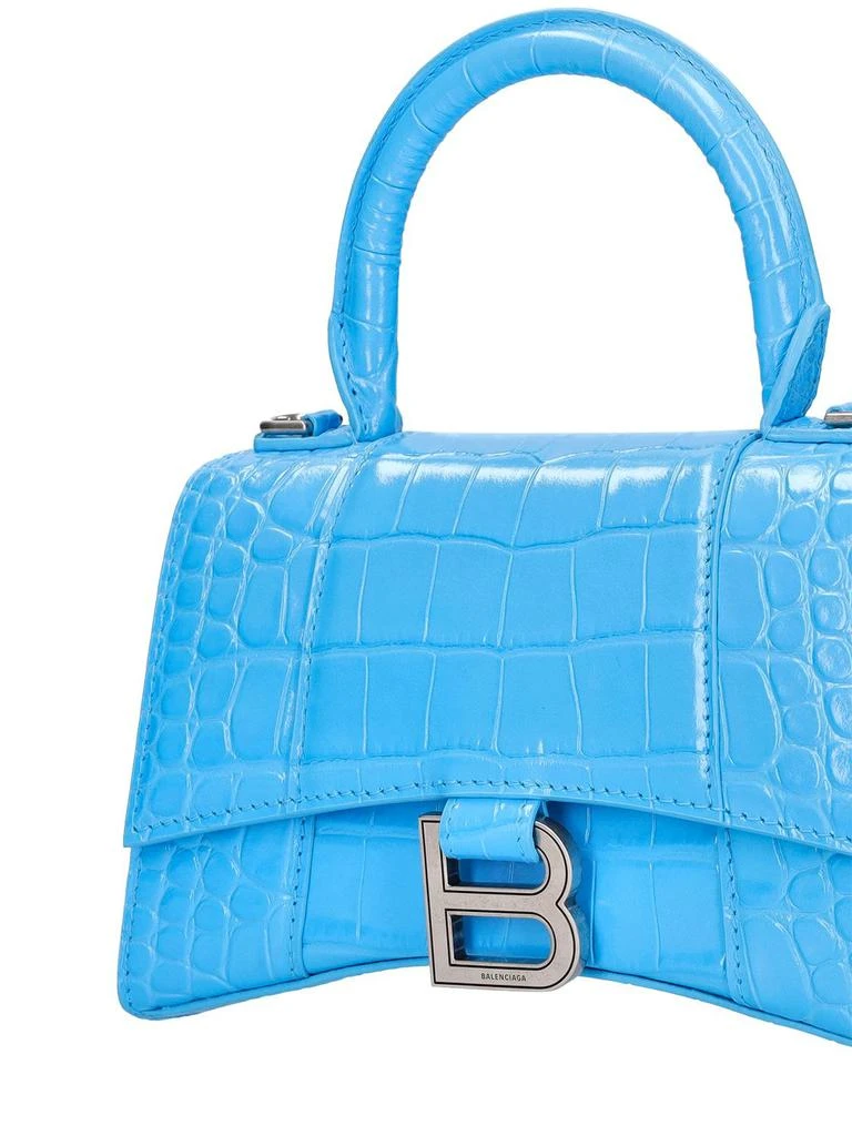 商品Balenciaga|Xs Hourglass Leather Top Handle Bag,价格¥21652,第4张图片详细描述