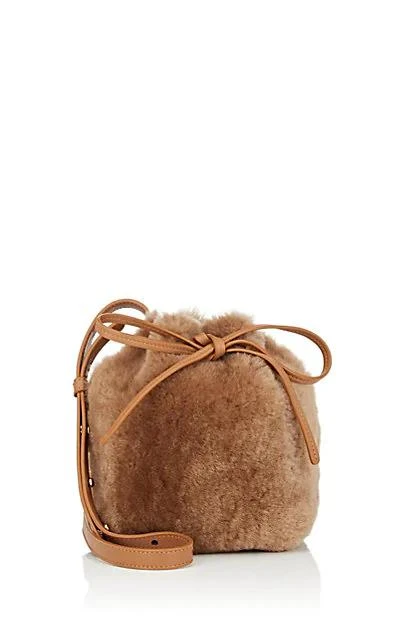 商品Mansur Gavriel|Mini Mini Shearling Bucket Bag,价格¥3497,第1张图片