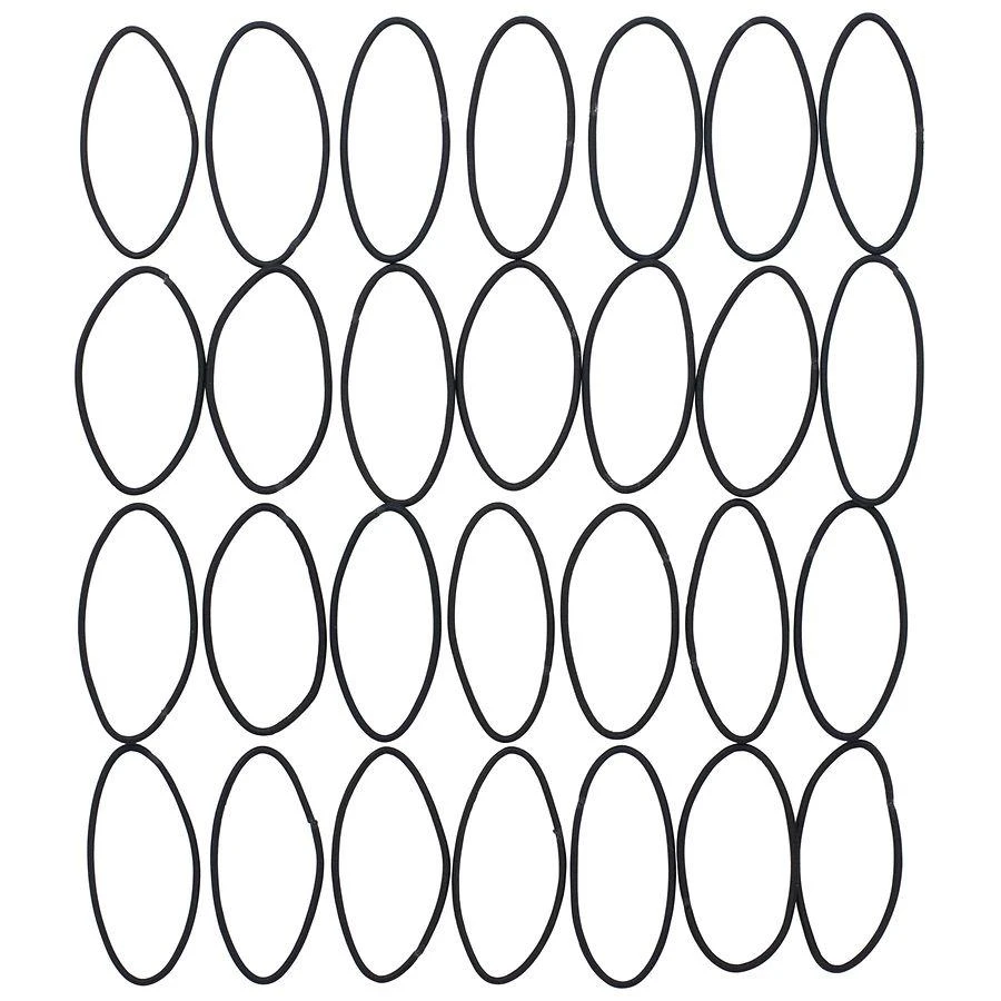 商品Scunci|No Damage Gentle-Hold Elastic Hair Bands Medium Black,价格¥32,第5张图片详细描述