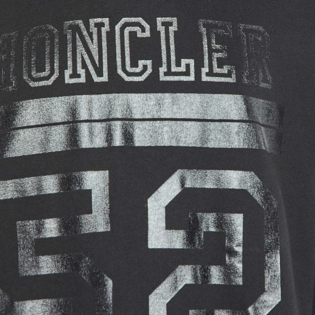 商品[二手商品] Moncler|Moncler Black Printed Cotton Knit Crewneck Sweatshirt XXL,价格¥1163,第3张图片详细描述