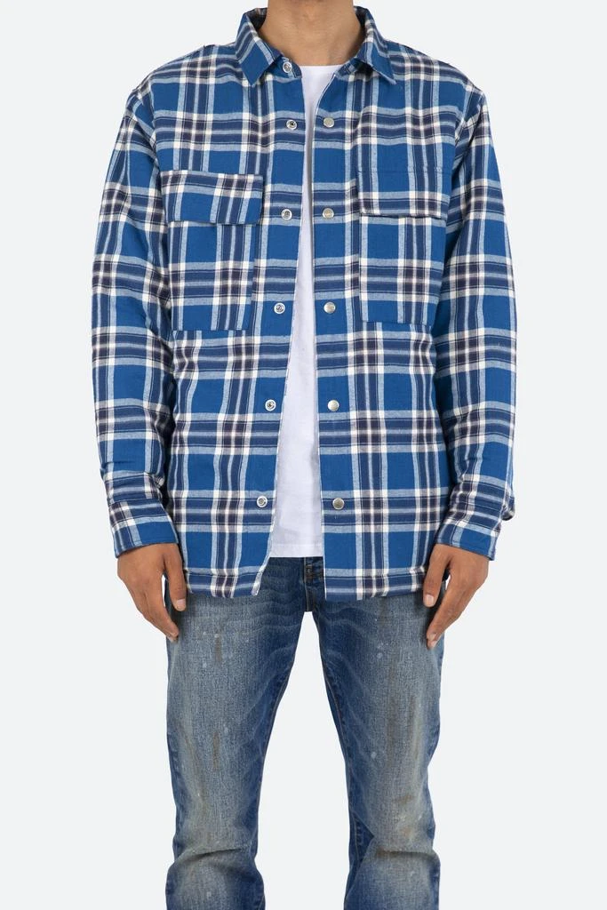 商品MNML|Plaid Work Jacket - Blue/White,价格¥260,第1张图片