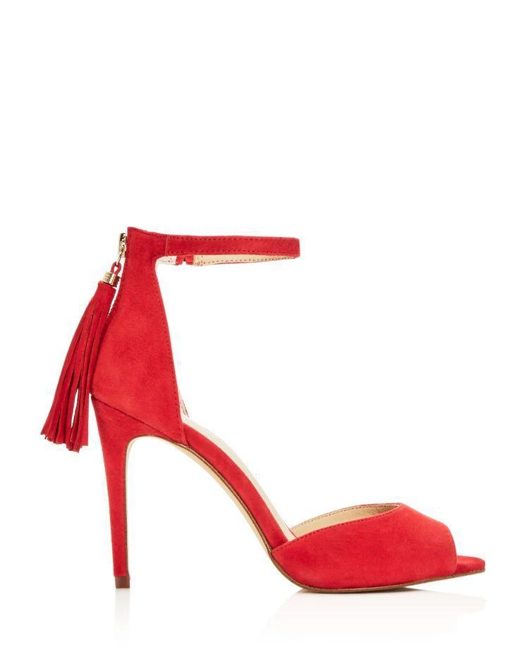 商品Botkier New York|Botkier Women's Anna Suede Ankle Strap High Heel Sandals ,价格¥530,第2张图片详细描述