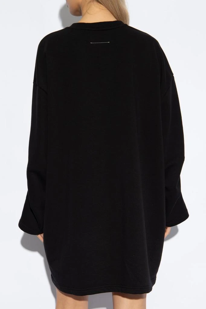 商品MM6|MM6 Maison Margiela Crewneck Sweatshirt Mini Dress,价格¥2196,第3张图片详细描述