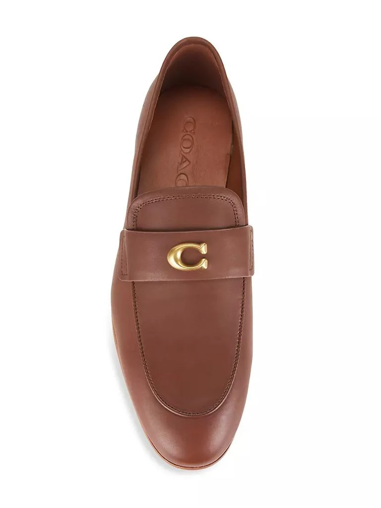 商品Coach|Sculpt Leather Loafers,价格¥1288,第5张图片详细描述