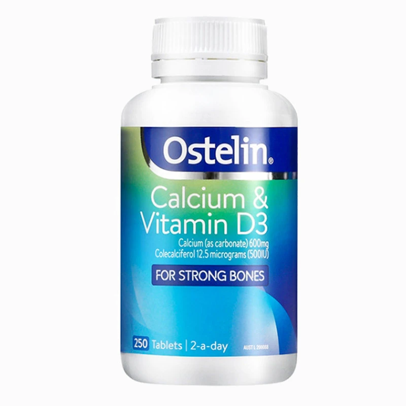 商品[国内直发] Ostelin|Ostelin奥斯特林成人维生素VD3钙片250粒,价格¥189,第1张图片