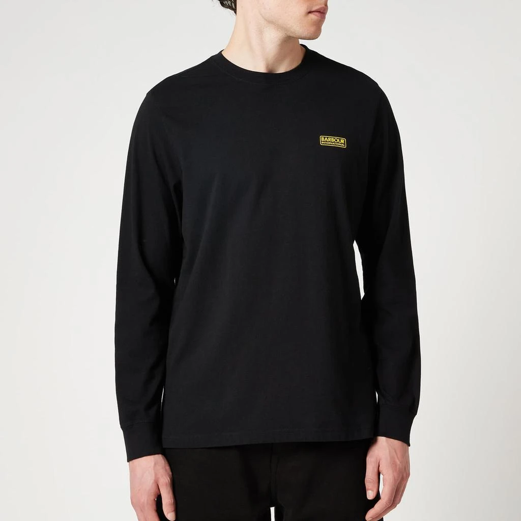 商品Barbour|Barbour International Men's Legacy Long Sleeve T-Shirt - Black,价格¥120,第1张图片