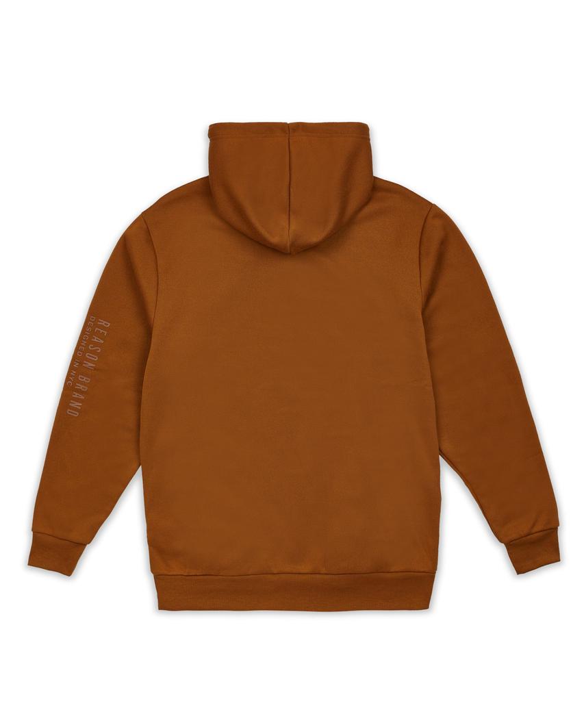 Basic Sterling Logo Sleeve Print Hoodie - Copper商品第5张图片规格展示