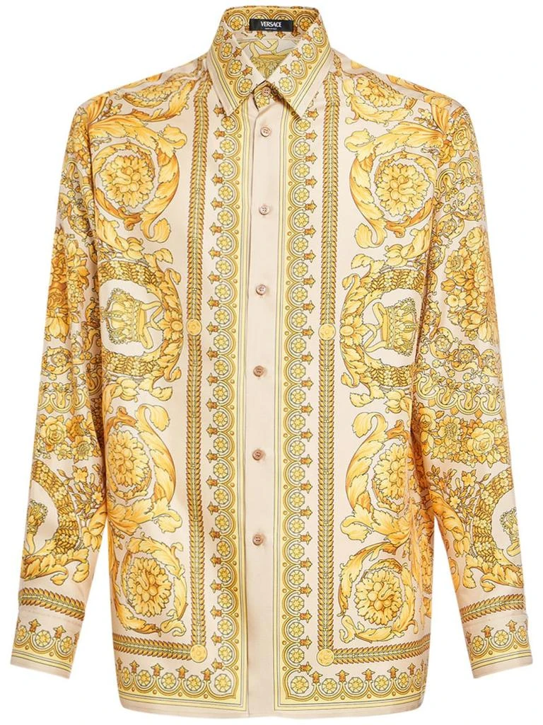 商品Versace|Barocco印花真丝衬衫,价格¥10765,第1张图片