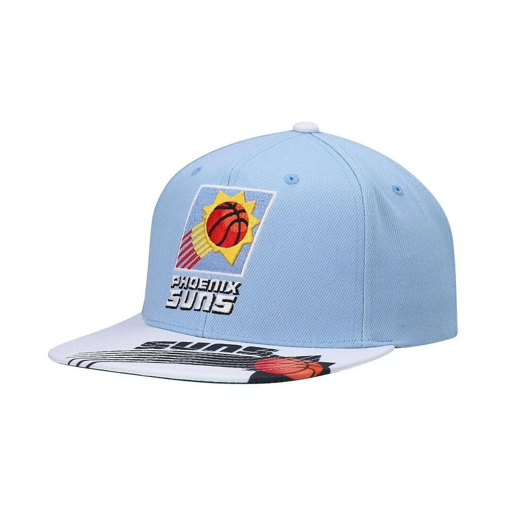 商品Mitchell & Ness|Men's x Lids Light Blue, White Phoenix Suns Hardwood Classics Reload 3.0 Snapback Hat,价格¥262,第1张图片