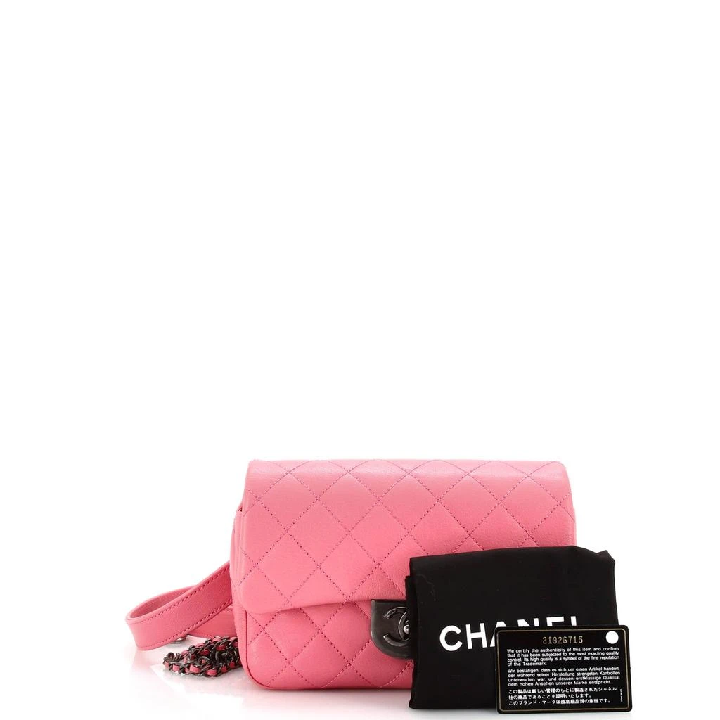 商品[二手商品] Chanel|Double Carry Chain Waist Bag Quilted Goatskin Small,价格¥26509,第2张图片详细描述